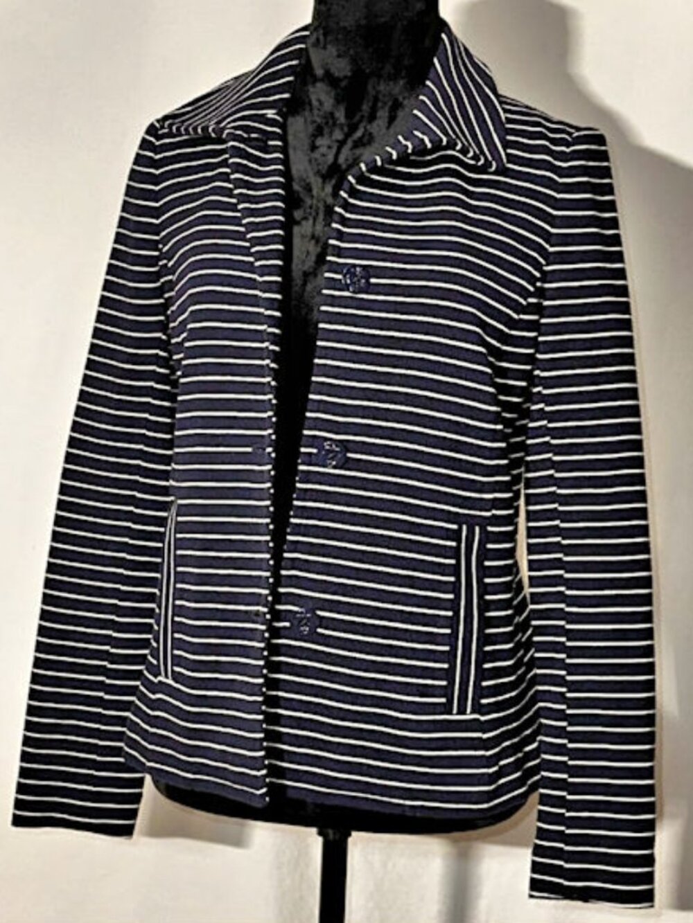 Talbot's Knit Jacket, Fall Coat, Tab Back, Small